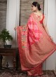 Peacock Motifs Designer Banarasi Silk Saree